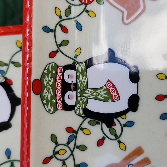 NWOT TEMP-TATIONS WINTER WHIMSY SET OF 2 DISHES - Picture 3 of 11